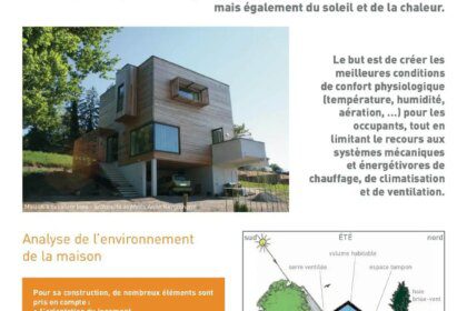 La conception bioclimatique : allier confort thermique et économies d'énergie