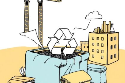 Comment les matériaux recyclés réduisent les coûts de construction