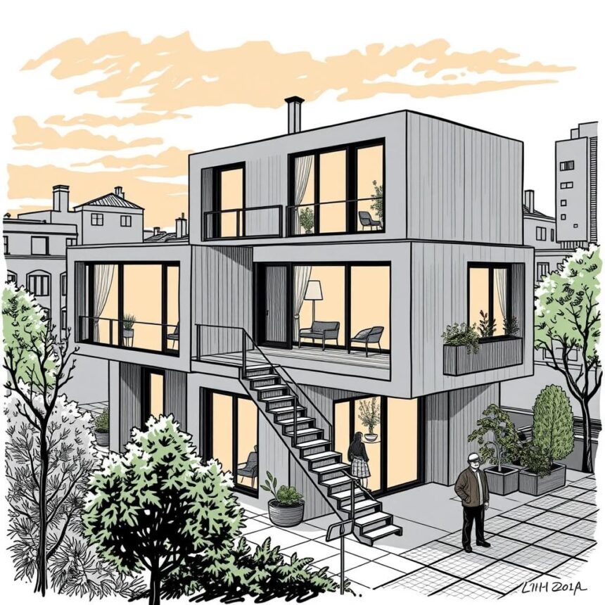Nomades urbains : comment les habitats modulaires révolutionnent notre façon d'habiter la ville