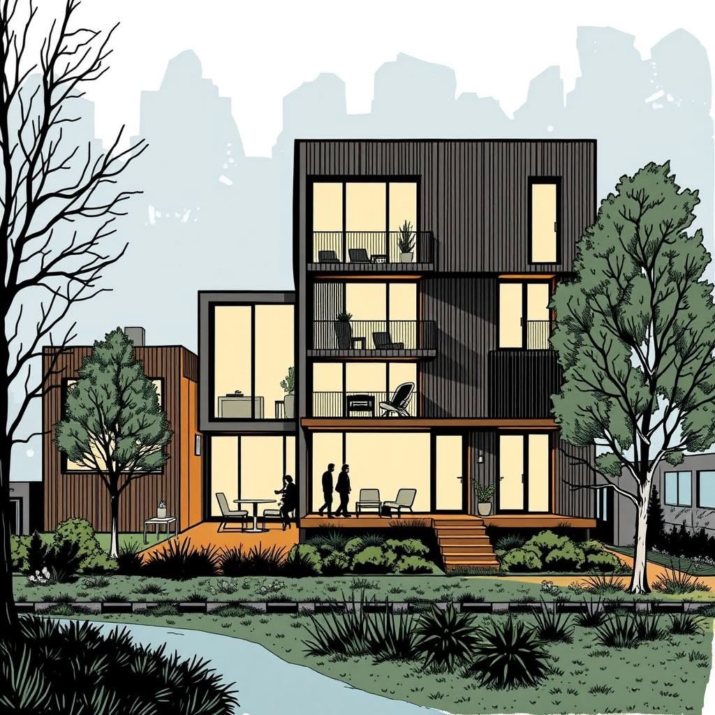 Nomades urbains : comment les habitats modulaires révolutionnent notre façon d'habiter la ville Nomades urbains : comment les habitats modulaires révolutionnent notre façon d'habiter la ville