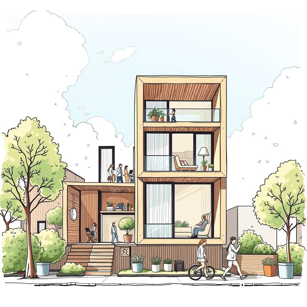 Nomades urbains : comment les habitats modulaires révolutionnent notre façon d'habiter la ville Nomades urbains : comment les habitats modulaires révolutionnent notre façon d'habiter la ville