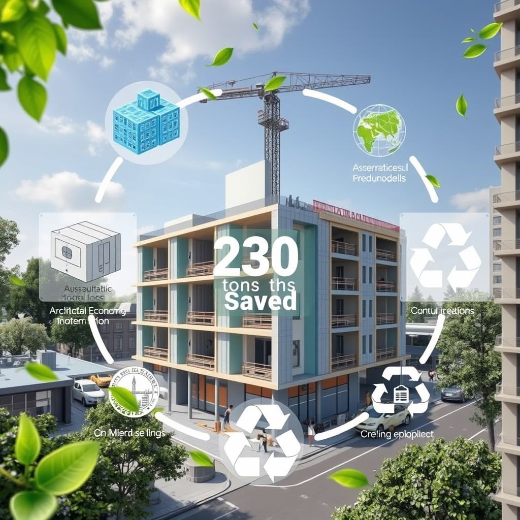 La révolution silencieuse du BIM : Comment un projet innovant a économisé 230 tonnes de matériaux et redéfini la construction durable