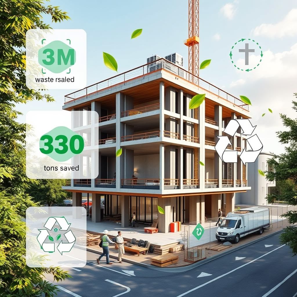La révolution silencieuse du BIM : Comment un projet innovant a économisé 230 tonnes de matériaux et redéfini la construction durable