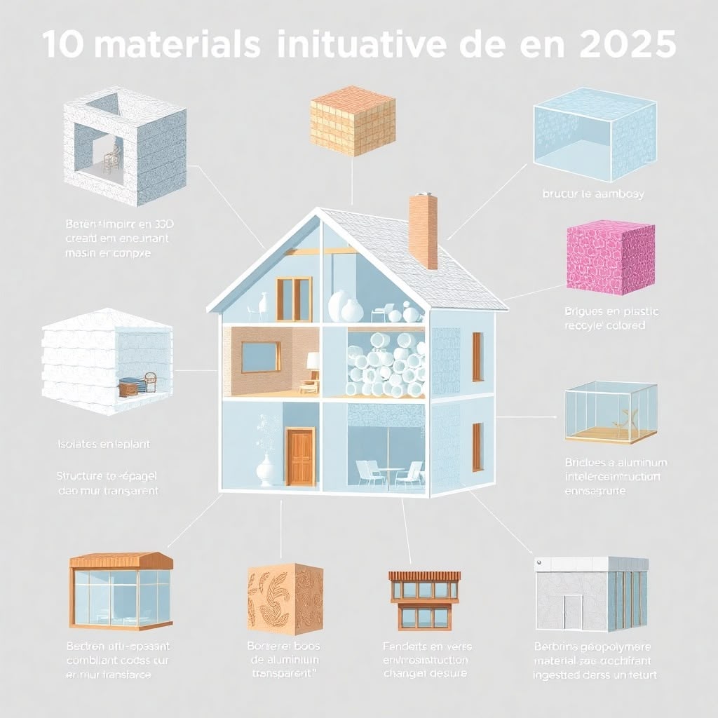 10 matériaux de construction innovants qui transforment l'industrie en 2025