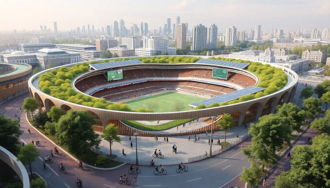 Écoconception des infrastructures sportives urbaines : défis et opportunités durables à horizon 2025