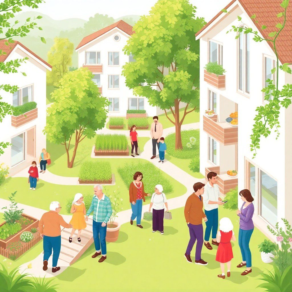 Solutions innovantes pour intégrer les personnes âgées dans l’habitat durable intergénérationnel