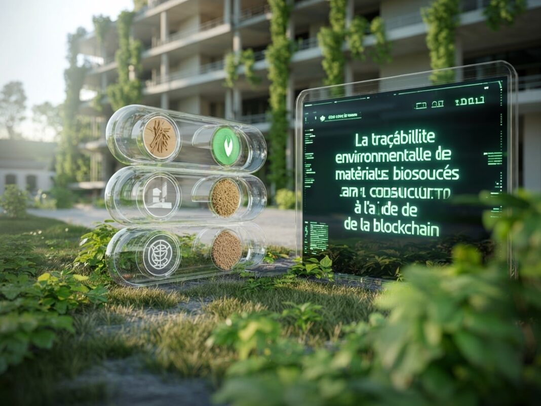 La blockchain au service de la traçabilité environnementale des matériaux de construction biosourcés