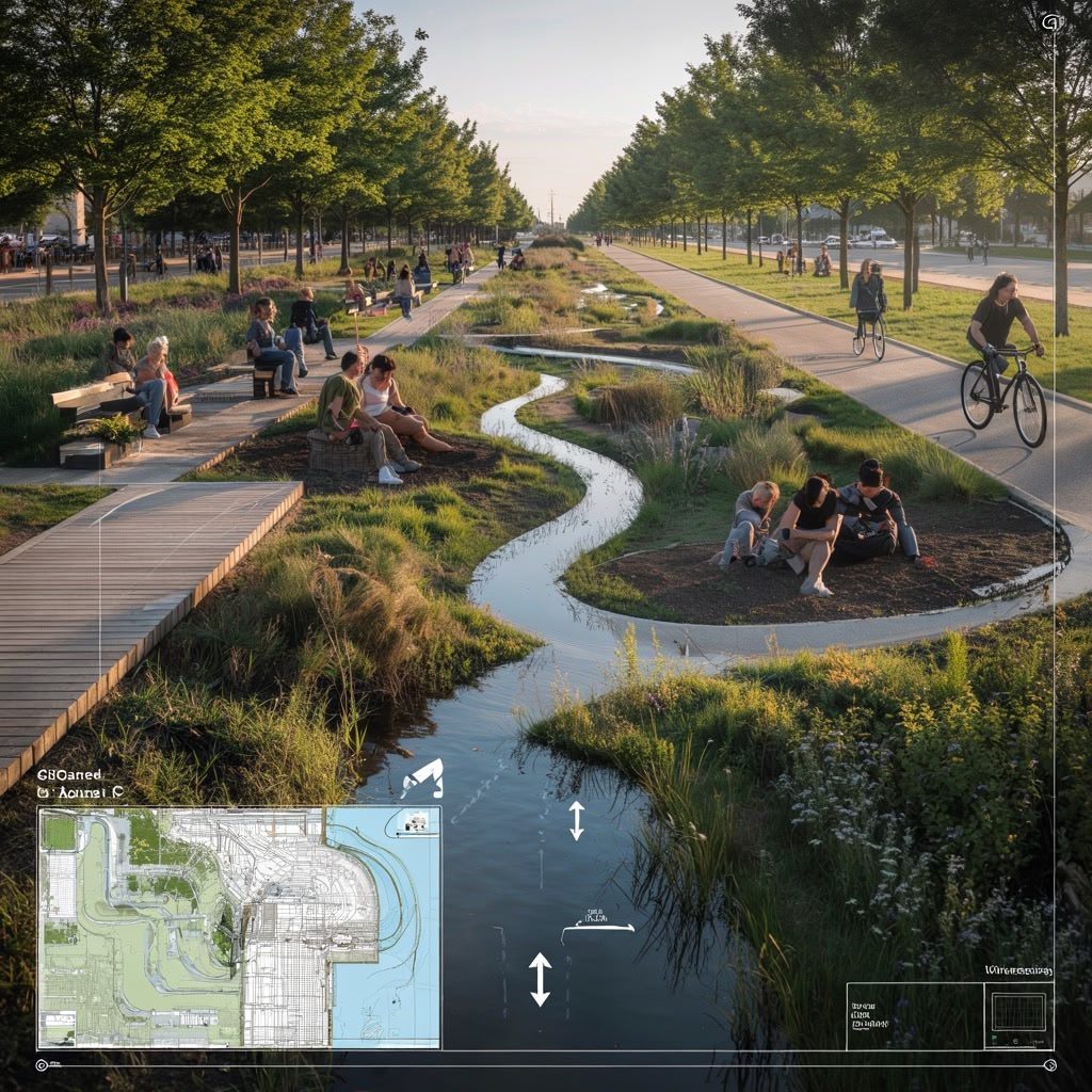 Design adaptatif face au changement climatique : repenser l’aménagement paysager urbain résilient