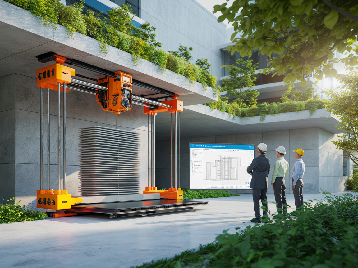 Le potentiel de l’impression 3D pour une construction plus écologique Le potentiel de l’impression 3D pour une construction plus écologique