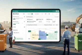 Gestion collaborative des déchets sur chantier : plateformes numériques émergentes
