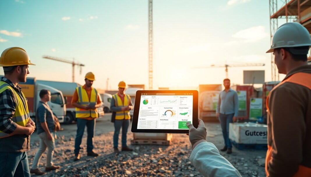 Gestion collaborative des déchets sur chantier : plateformes numériques émergentes