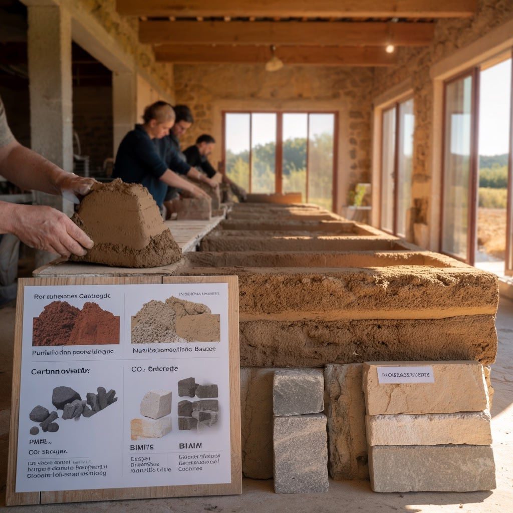 Le rôle des matériaux géosourcés dans la construction bas-carbone en France