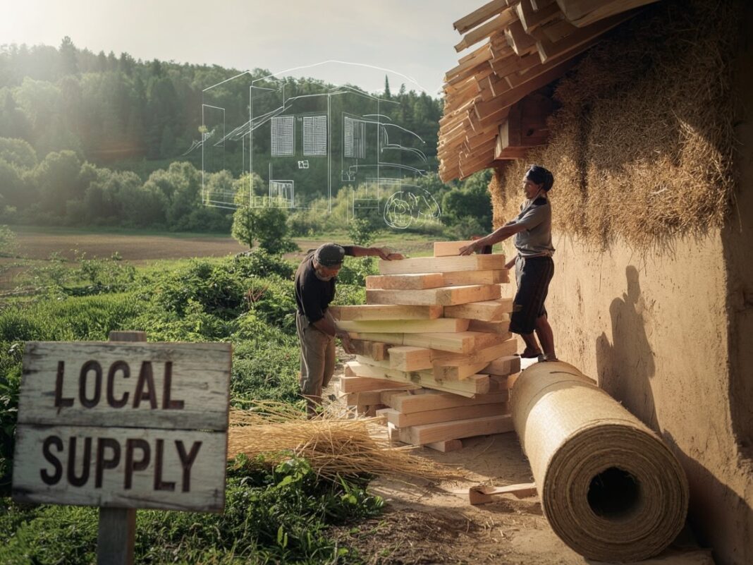 Favoriser l’économie locale grâce à l’utilisation de matériaux biosourcés régionaux