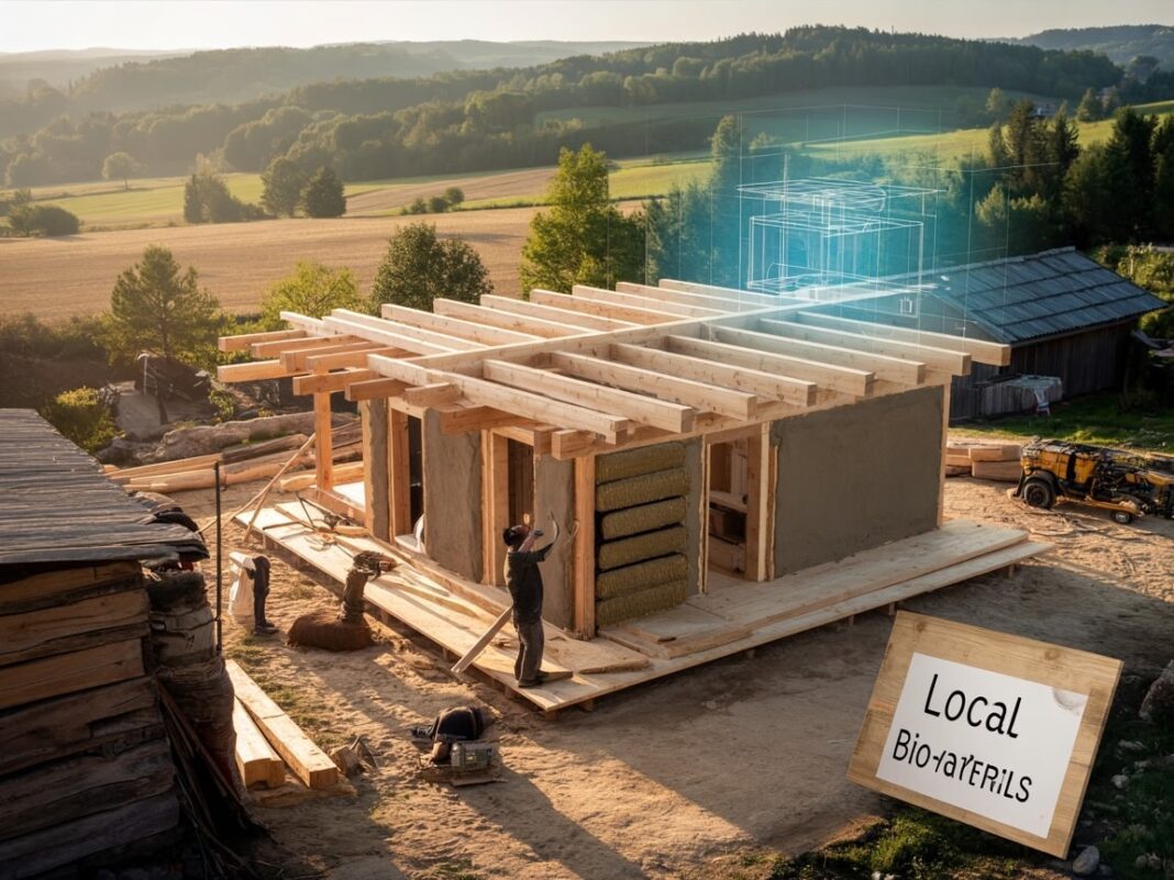 Favoriser l’économie locale grâce à l’utilisation de matériaux biosourcés régionaux