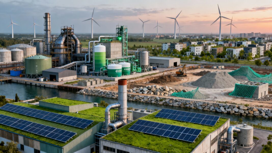 Vers une neutralité carbone dans les zones industrielles françaises : stratégies gagnantes Vers une neutralité carbone dans les zones industrielles françaises : stratégies gagnantes