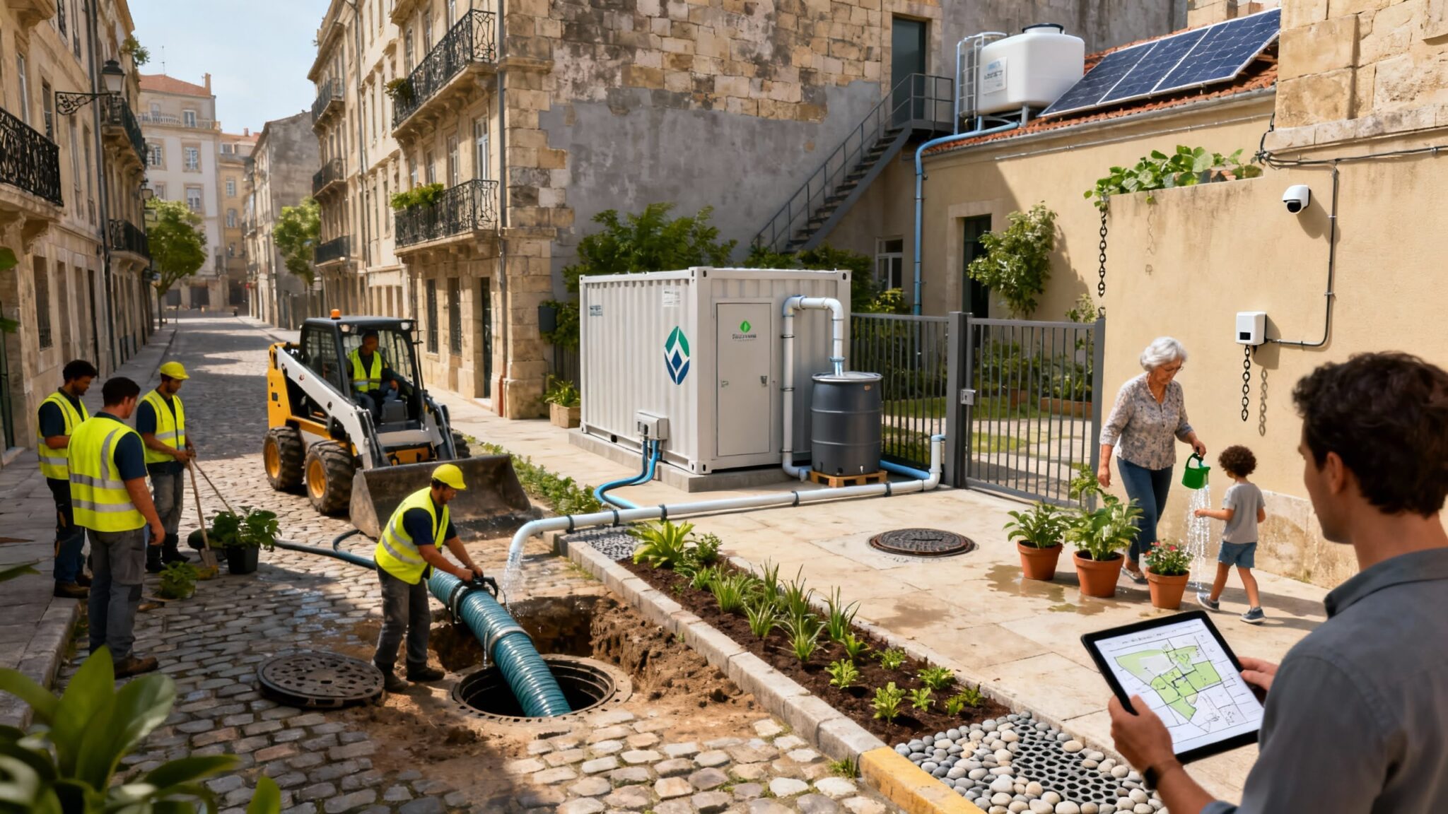 Les défis de l’accès à une eau potable durable dans le bâti existant en zone urbaine dense Les défis de l’accès à une eau potable durable dans le bâti existant en zone urbaine dense