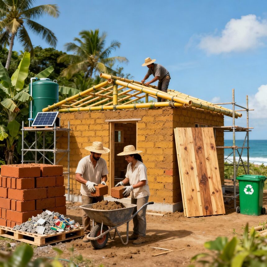 Le rôle des matériaux locaux dans la réduction de l’empreinte carbone Le rôle des matériaux locaux dans la réduction de l’empreinte carbone