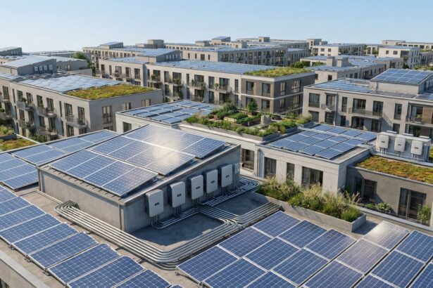 Le potentiel des toitures photovoltaïques partagées en zone urbaine