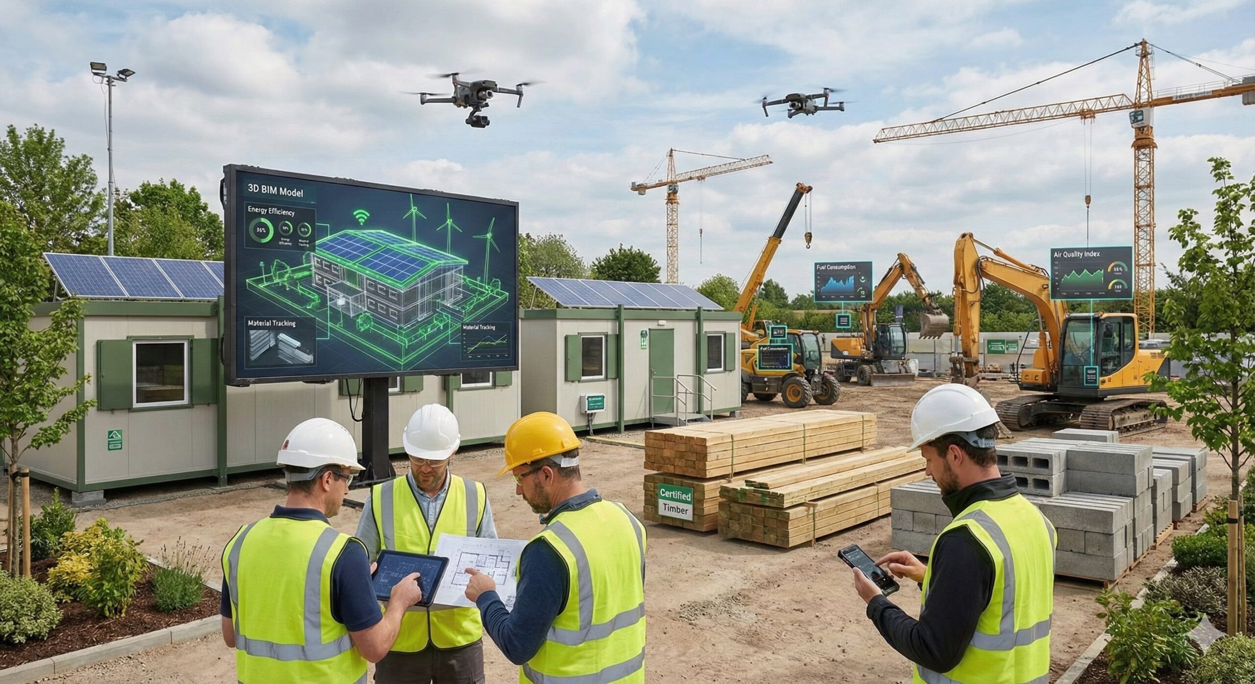 La digitalisation comme levier d’efficacité environnementale sur chantier BTP