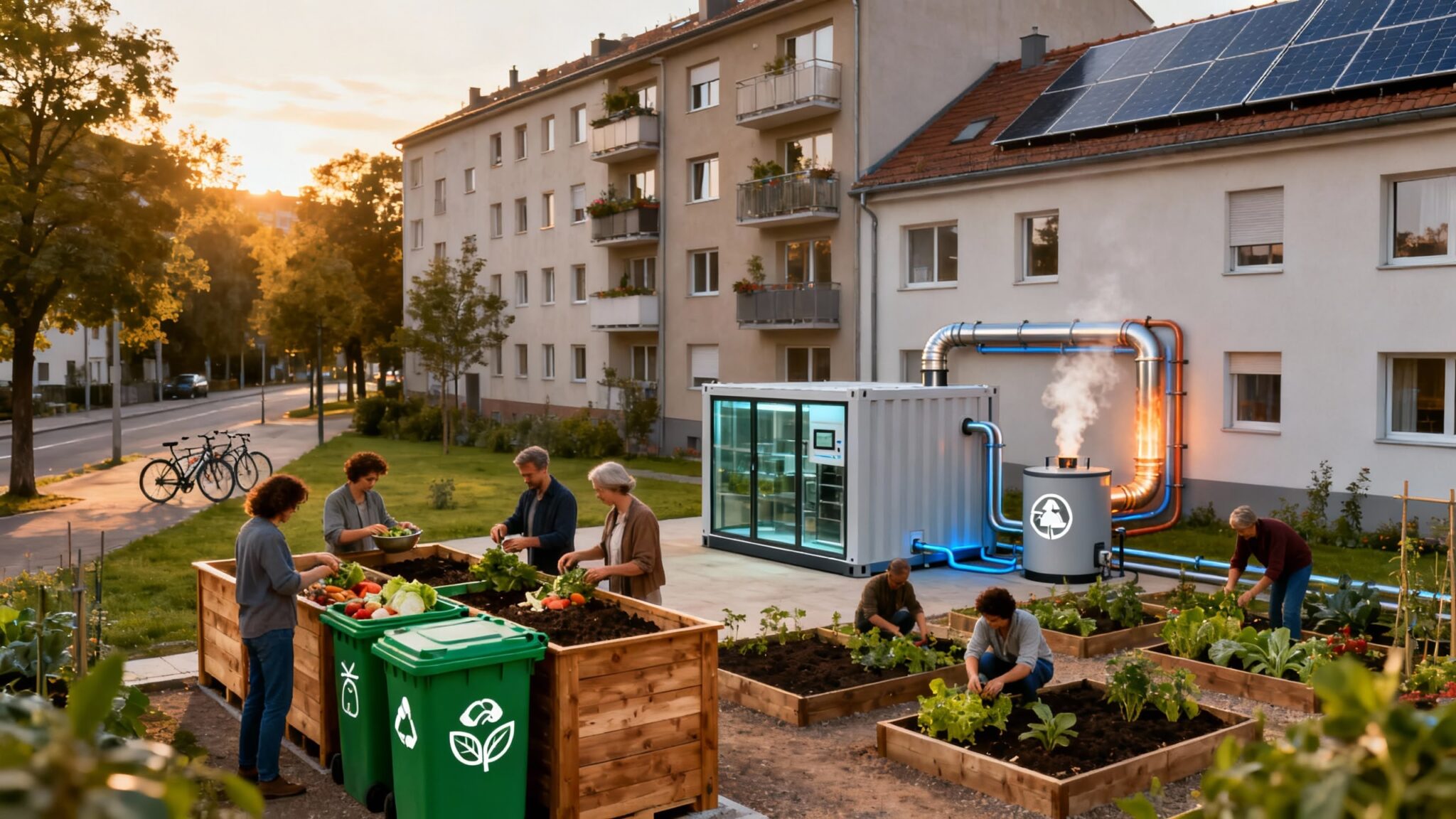 Valorisation énergétique des biodéchets issus de projets immobiliers collectifs : solutions locales innovantes Valorisation énergétique des biodéchets issus de projets immobiliers collectifs : solutions locales innovantes