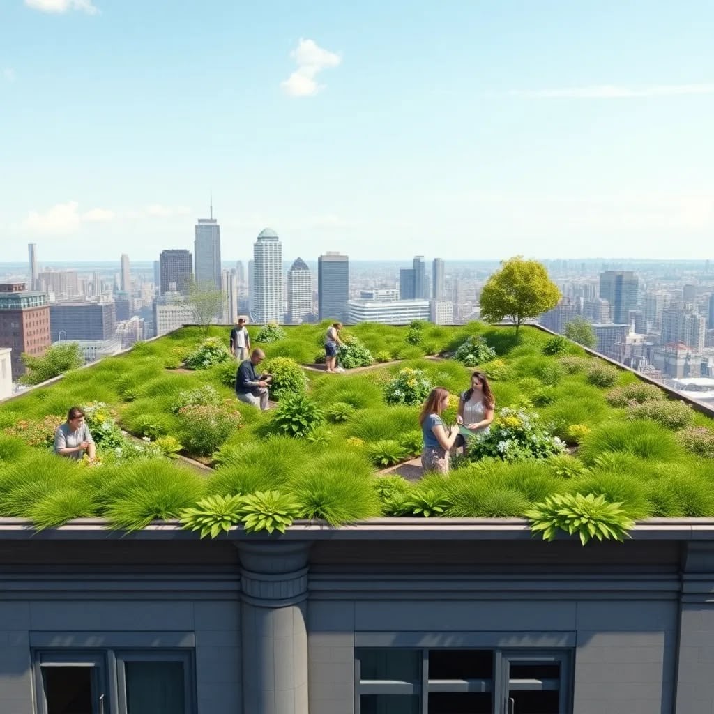 Intégrer les toitures végétalisées dans les stratégies de résilience urbaine