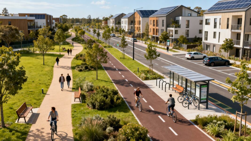 Favoriser la mobilité douce autour des nouveaux quartiers éco-conçus Favoriser la mobilité douce autour des nouveaux quartiers éco-conçus
