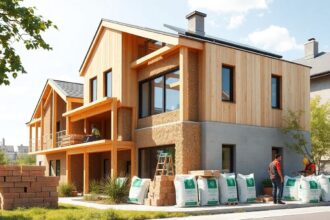 Analyse des matériaux décarbonés émergents dans la construction résidentielle