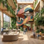 Le design actif pour encourager la santé et le bien-être dans les bureaux verts