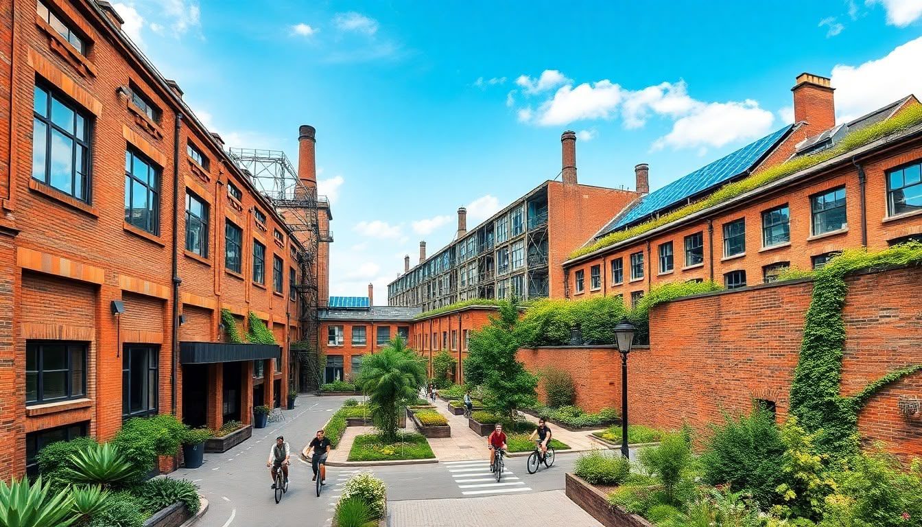 Valorisation du patrimoine industriel par l’éco-construction contemporaine