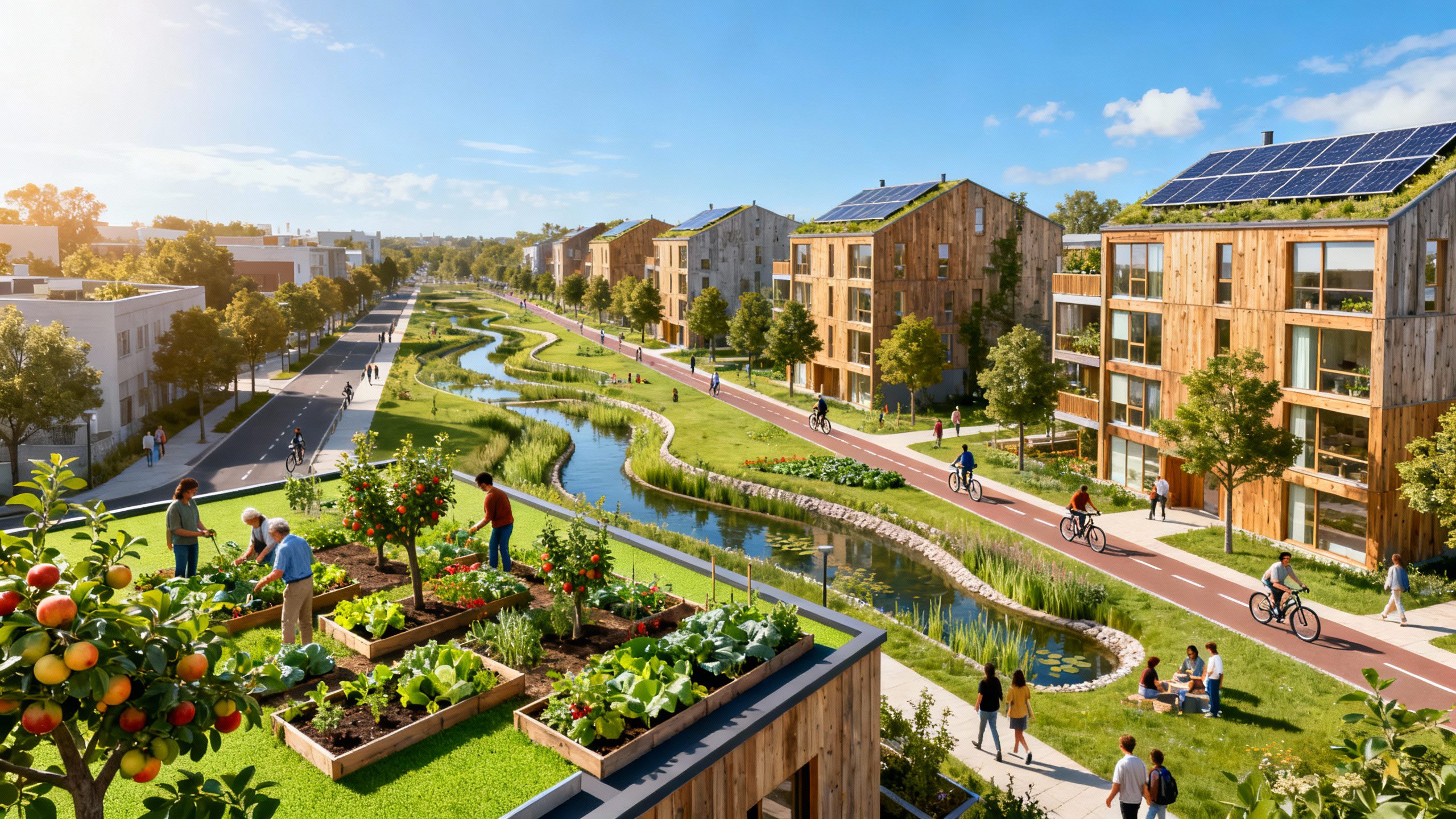 Synergie entre agriculture urbaine et immobilier résidentiel bas-carbone